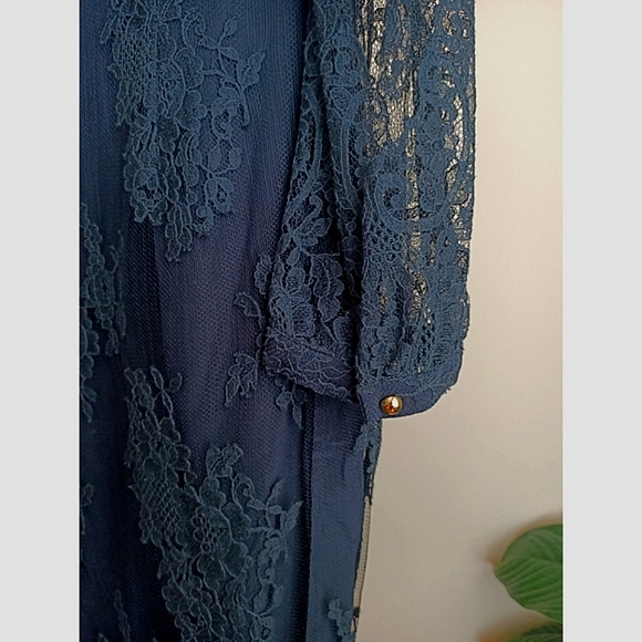 ZIMMERMANN Esplanade silk maxi dress french navy NWT *SIZE 10* - Picture 5 of 6